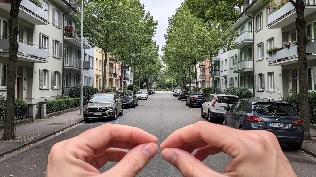 Ruhige Wohnstrasse im Basler Gellert-Quartier mit typischer Schweizer Architektur